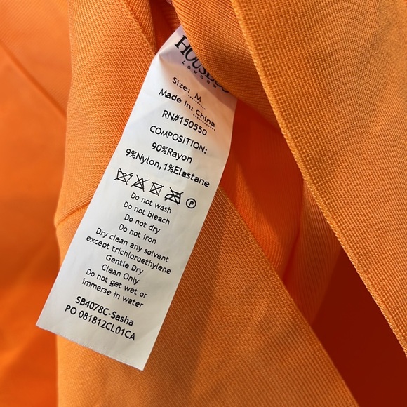 HOUSE OF CB 'Sasha' Orange One Shoulder Bandage Dress NWOT - Picture 12 of 12